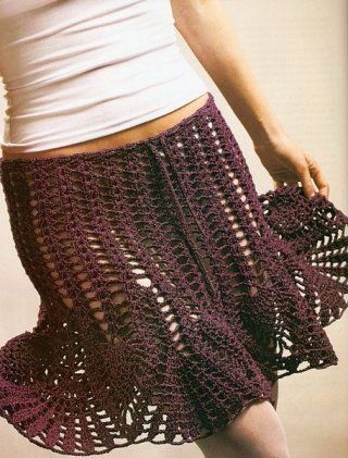 Fusta tricotate - 100 opțiuni pe fotografie