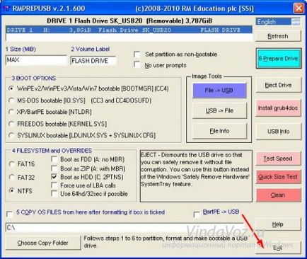 Cum de a înregistra o imagine de Windows pe o unitate flash USB