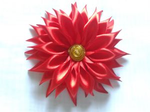 Kanzashi dalii master-class