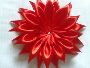 Kanzashi dalii master-class