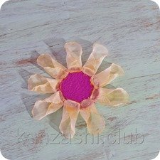 Kanzashi dalii master-class