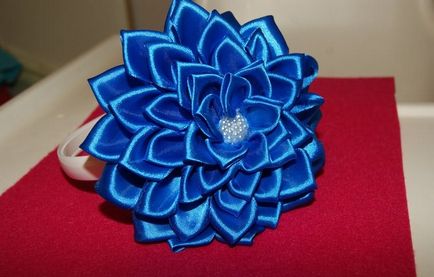 Kanzashi dalii master-class