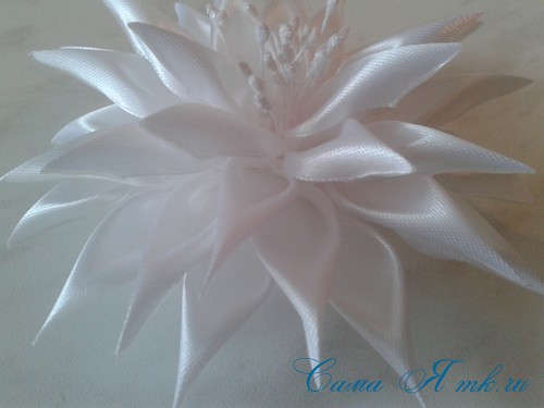 Kanzashi dalii master-class