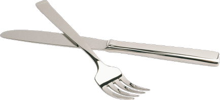 Cum se folosește un cuțit și furculiță
