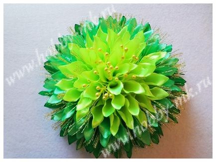 Kanzashi dalii master-class