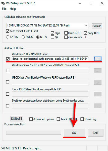 Cum de a înregistra o imagine de Windows pe o unitate flash USB