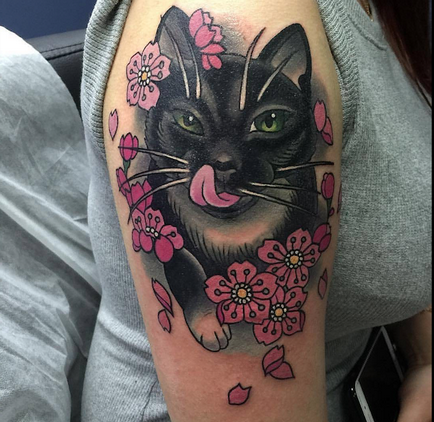 Tatuaje cu pisici