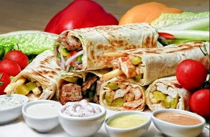 5 tipuri de shawarma la pas acasă cu shawarma pas reteta la condițiile de acasă sosuri