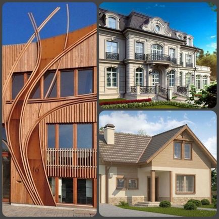 fațadă arhitectural - varietatea și elementele de fațadă