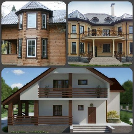 fațadă arhitectural - varietatea și elementele de fațadă