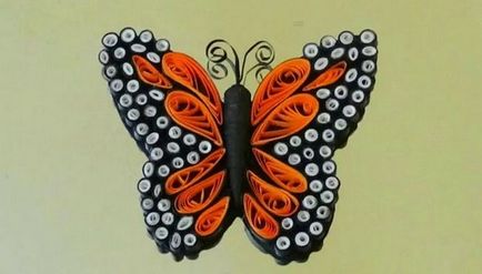 Quilling circuit de fluture și o clasă de master pentru nachinayuyih (foto)