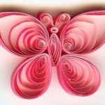 Quilling circuit de fluture și o clasă de master pentru nachinayuyih (foto)