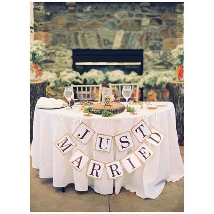 Banner la nunta pentru o fotografie - zonă de fotografie corect ofomlenie