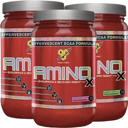 BCAA amino BSN x modul de a face compoziția și recenzii