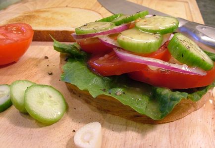Sandwich-uri cu rosii - cele mai bune rețete - Cum de a găti un delicios
