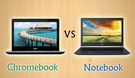 Ceea ce este diferit de laptop Chromebook