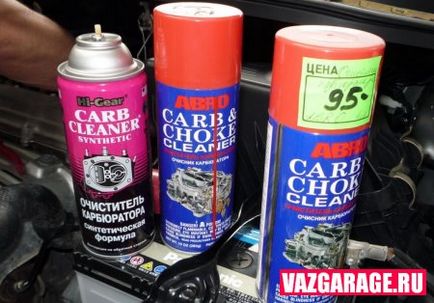 Curățarea carburatorului cu mâinile lor