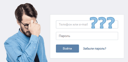 Ce ar trebui să fac dacă am uitat Vkontakte de autentificare (sau autentificare și parola)