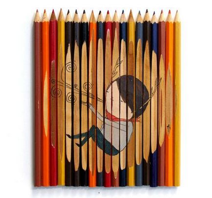 Creioane colorate - Ce le place să atragă