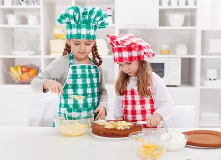 Copii șorțuri exemple de bucătărie, fotografii, cum să coase propriile lor mâini