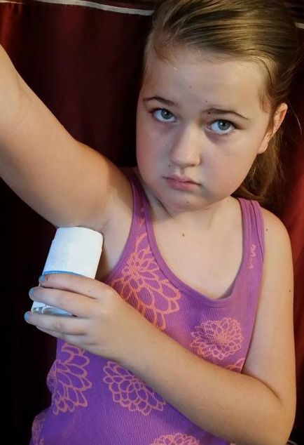 Deodorantul pentru o adolescentă fără aluminiu
