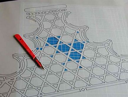 Efectuarea de șabloane cu mâinile lor - ce materiale sunt necesare și modul de utilizare a instrumentelor