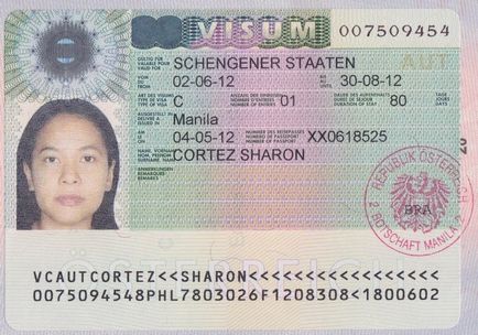 Cum de a citi o viză Schengen