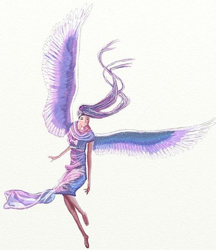 Cum de a desena un înger etape creion