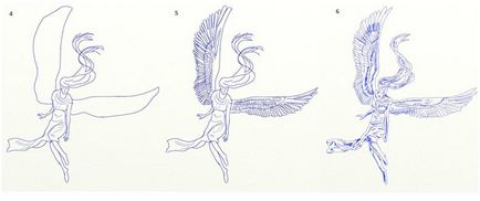 Cum de a desena un înger etape creion