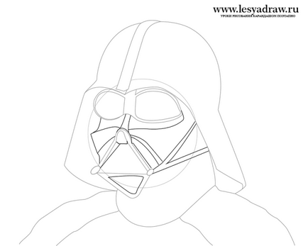 Cum de a desena etape creion Darth Vader - lecții de desen - utile cu privire la artsphera