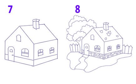 Cum de a desena o casă