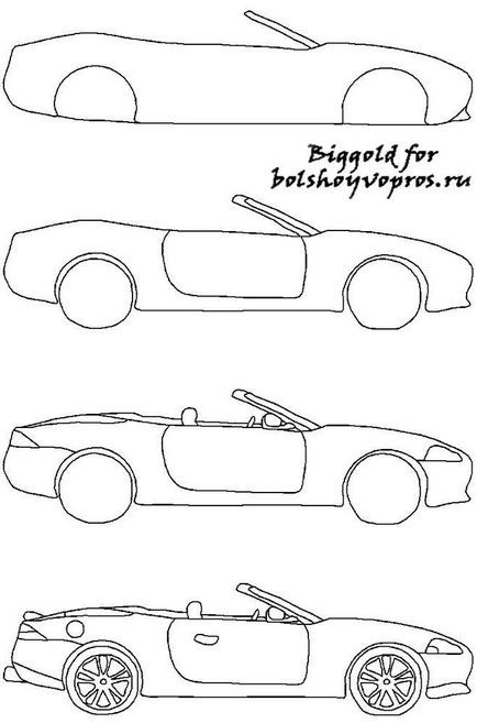 Cum de a desena un creion etape auto