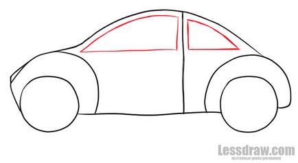 Cum de a desena o mașină de copil, lessdraw