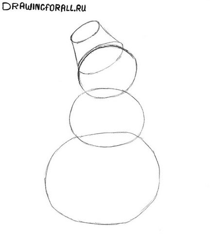 Cum de a desena un om de zăpadă