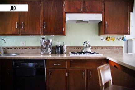 Cum să actualizați bucătărie în bucătărie cu mâinile - Poze inainte si dupa