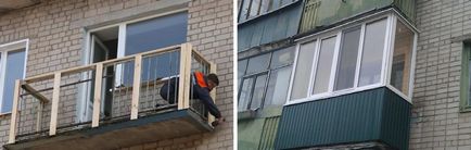 Cum să balcon în afara arma propriile lor mâini finisare balconul exterior decât în ​​teacă, vedere de balcoane,