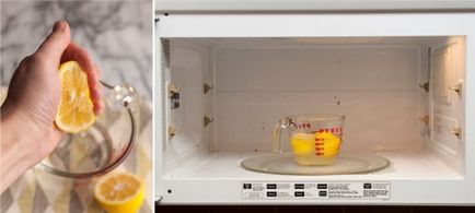 Cum de a curăța interiorul cuptorului cu microunde - 6 super-moduri