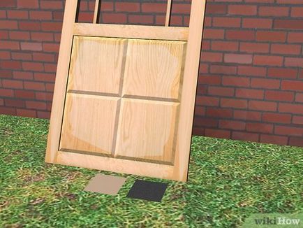 Cum să picteze vechea ușă din lemn