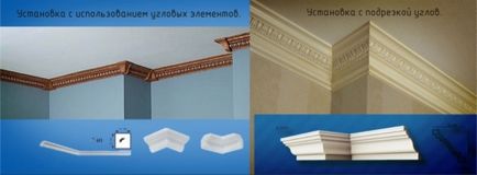 Cum să tăiați muluri tavan, portal de construcție