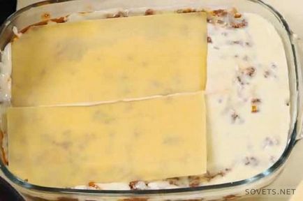 Cum de a găti lasagna cu carne - un pas cu pas video de reteta