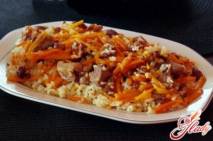 Cum de a găti mâncăruri delicioase pilaf de orez crocante reteta