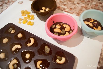 Cum de a găti ciocolata casa bomboane, reteta cu o fotografie