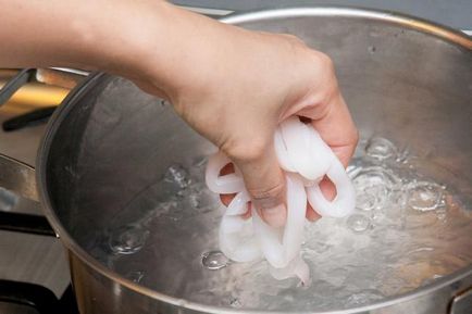 Cum de a găti corect calmar congelat