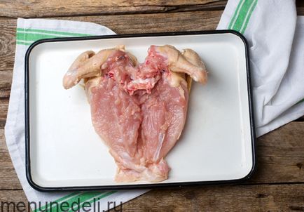 Cum se taie carnea de pui - reteta cu pas cu pas fotografii