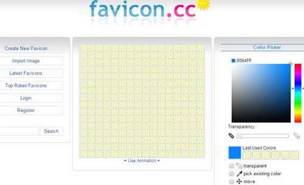 Cum sa faci o favicon - pictograma pentru site-ul și a instala