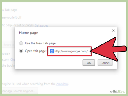 Cum de a face pagina de start Google în Chrome