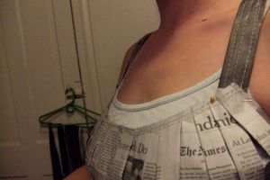 Cum sa faci o rochie din ziare