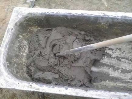 Cum sa faci ciment cu mâinile sale - proprietarul casei