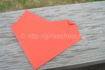 Cum se Fold inima de hârtie, simplu inima origami, școală de fete