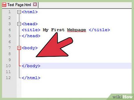 Cum de a crea o pagină web folosind HTML simplu